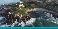 Stanford Hopkins Marine Station homepage shot with drone video still